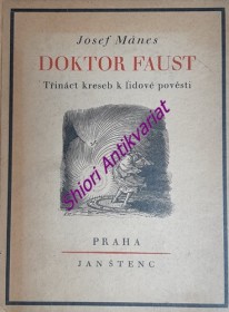 DOKTOR FAUST - Třináct kreseb k lidové pověsti