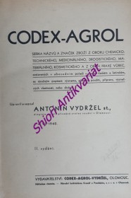 CODEX-AGROL - sbírka názvů a značek zboží ....