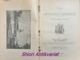 POPIS VELEHRADSKÝCH PAMÁTNOSTÍ s půdorysem kostela a 11 obrazy