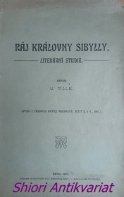 RÁJ KRÁLOVNY SIBYLLY - Literární studie