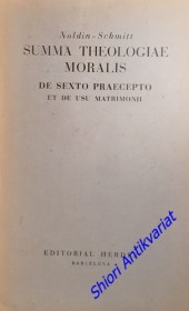 DE SEXTO PRAECEPTO ET DE USU MATRIMONII