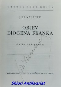 OBJEV DIOGENA FRANKA ( Satirický román )