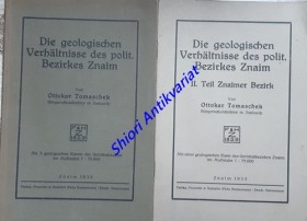 Die geologischen Verhältnisse des polit. Bezirkes Znaim - I-II. Teil Znaimer Bezirk