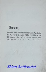 STUDIUM - Sborník 1 - Červenec l. P. 1905