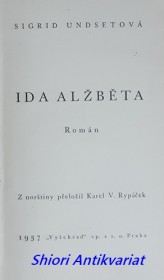 IDA ALŽBĚTA I-II