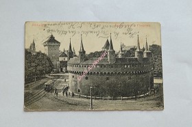 KRAKOW - Rondel i Brama Floryanska (1910)