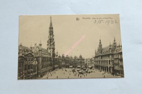 BRUXELLES - Hotel de Ville et Grand´Place (1932)