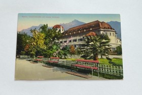 MERAN - Curpromenade mit neuem Curhaus