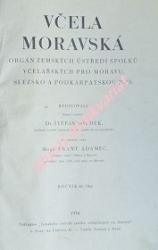 VČELA MORAVSKÁ - Ročník 67 (11 čísel) - 68 (12 čísel)