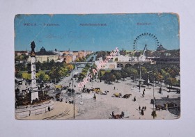 WIEN - Praterstern . Ausstellungsstrasse . Riesenrad