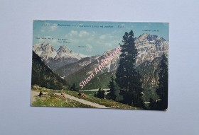 Ampezzaner Dolomiten von Plätzwiesen (2003 m) gesehen. Tirol