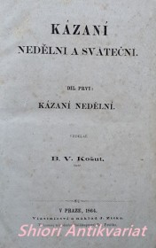 KÁZÁNÍ NEDĚLNÍ A SVÁTEČNÍ - Díl I-II