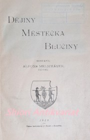 DĚJINY MĚSTA BLUČINY