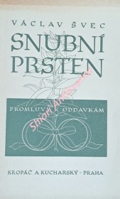 SNUBNÍ PRSTEN - Promluvy k oddavkám