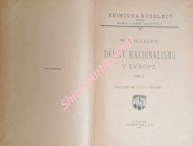 DĚJINY RACIONALISMU V EVROPĚ - Díl I.