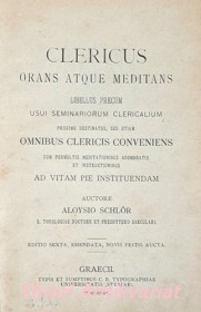 Clericus orans atque meditans