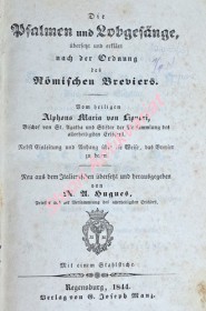 Die Psalmen und Lobgesänge, übersetzt und erklärt nach der Ordnung des Römischen Breviers