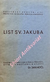 LIST SV. JAKUBA - Pastýřský okružní list prvního biskupa jerusalemského