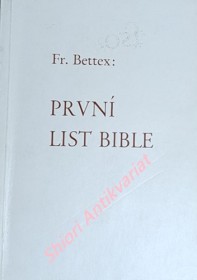 PRVNÍ LIST BIBLE - Populárně vědecké pojednání o vzniku světa