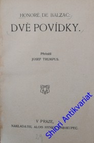 DVĚ POVÍDKY