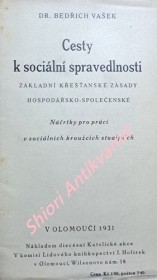 CESTY K SOCIÁLNÍ SPRAVEDLNOSTI