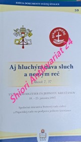 TÝŽDEŇ MODLITIEB ZA JEDNOTU KRESŤANOV 18. - 25. januára 2007