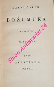 BOŽÍ MUKA - Kniha novel