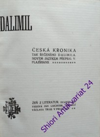 DALIMIL: Česká kronika