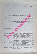 PŘÍLOHA KATALOGU " Katolických diecézí v Československu L. P. 1970 "