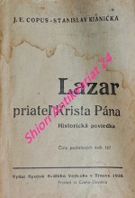 LAZAR, PRIATEL KRISTA PÁNA - Historická poviedka