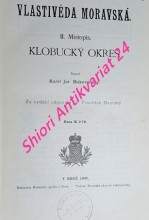 VLASTIVĚDA MORAVSKÁ - KLOBUCKÝ OKRES