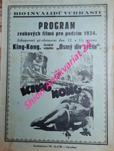 CHRÁST U CHRUDIMĚ - Program zvukových filmů pro podzim 1934