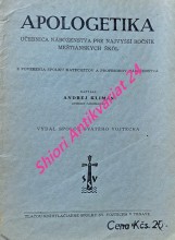 APOLOGETIKA - Učebnica náboženstva pre najvyšší ročník meštianských škol