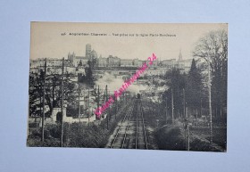 ANGOULEME ( Charente ) - Vue prise sur la ligne Paris - Bordeaux (446)