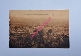 GRANADA - TORRES BERMEJAS Y CIUDAD DESDE LA TORRE DE LE VELA