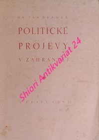 POLITICKÉ PROJEVY V ZAHRANIČÍ