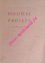 POLITICKÉ PROJEVY V ZAHRANIČÍ