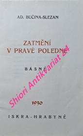 ZATMĚNÍ V PRAVÉ POLEDNE - Básně