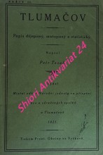 TLUMAČOV - Popis dějepisný, místopisný a statistický - sešit II.