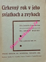 CIRKEVNÝ ROK V JEHO SVIATKOCH A ZVYKOCH