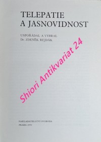 TELEPATIE A JASNOVIDNOST