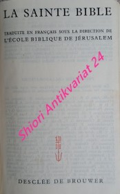 LA SAINTE BIBLE