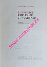 ŠVÁBENICE ROD PÁNŮ ZE ŠVÁBENIC - Příspěvek k dějinám městečka