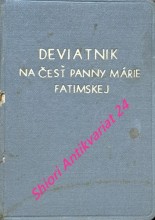 DEVIATNIK NA ČESŤ PANNY MÁRIE FATIMSKEJ - Úvahy a modlitby