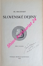 SLOVENSKÉ DEJINY