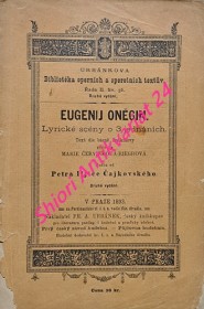 EUGENIJ ONĚGIN - Lyrické scény o 3 jednáních