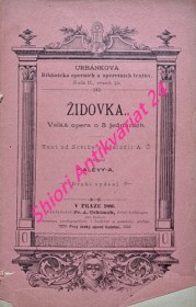 ŽIDOVKA - Velká opera o 5 jednáních