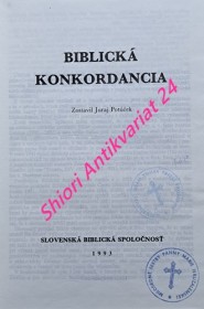 BIBLICKÁ KONKORDANCIA