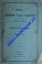 Hodiny nábožného čtení a rozjímání k ušlechtění mravů pro národ českoslovanský I-II-III