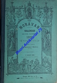 MORAVAN - Kalendář na rok obyčejný 1882